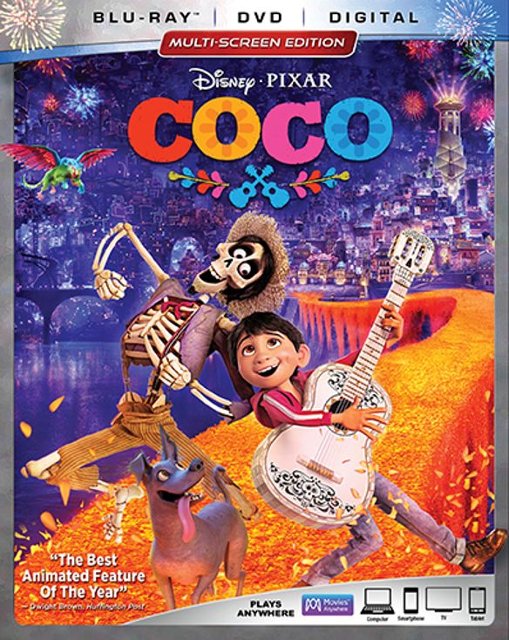 Front Standard. Coco [Includes Digital Copy] [Blu-ray/DVD] [2017].
