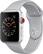 Angle. Apple - Geek Squad Certified Refurbished Apple Watch Series 3 (GPS + Cellular) 42mm with Fog Sport Band - Silver Aluminum.