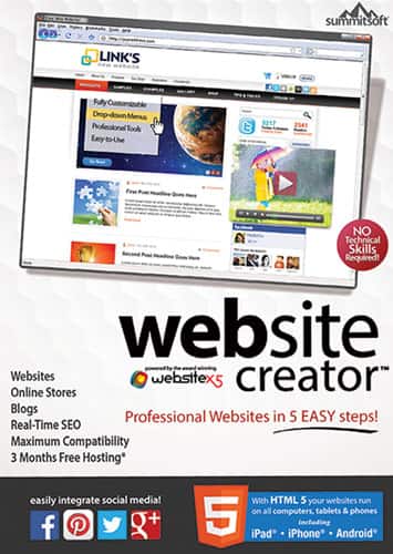 Front. Summitsoft - Website Creator 9 - Multi.