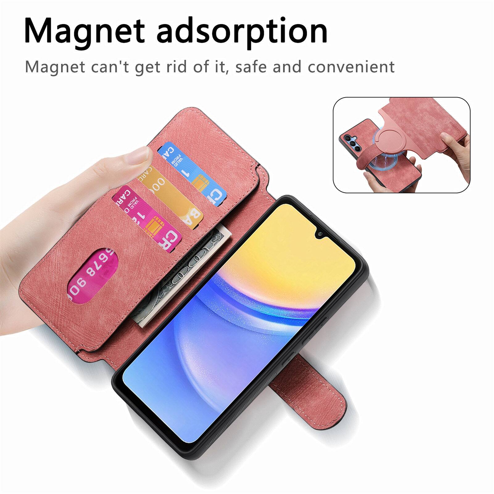 Magnet adsorption  
Magnet can't get rid of it, safe and convenient