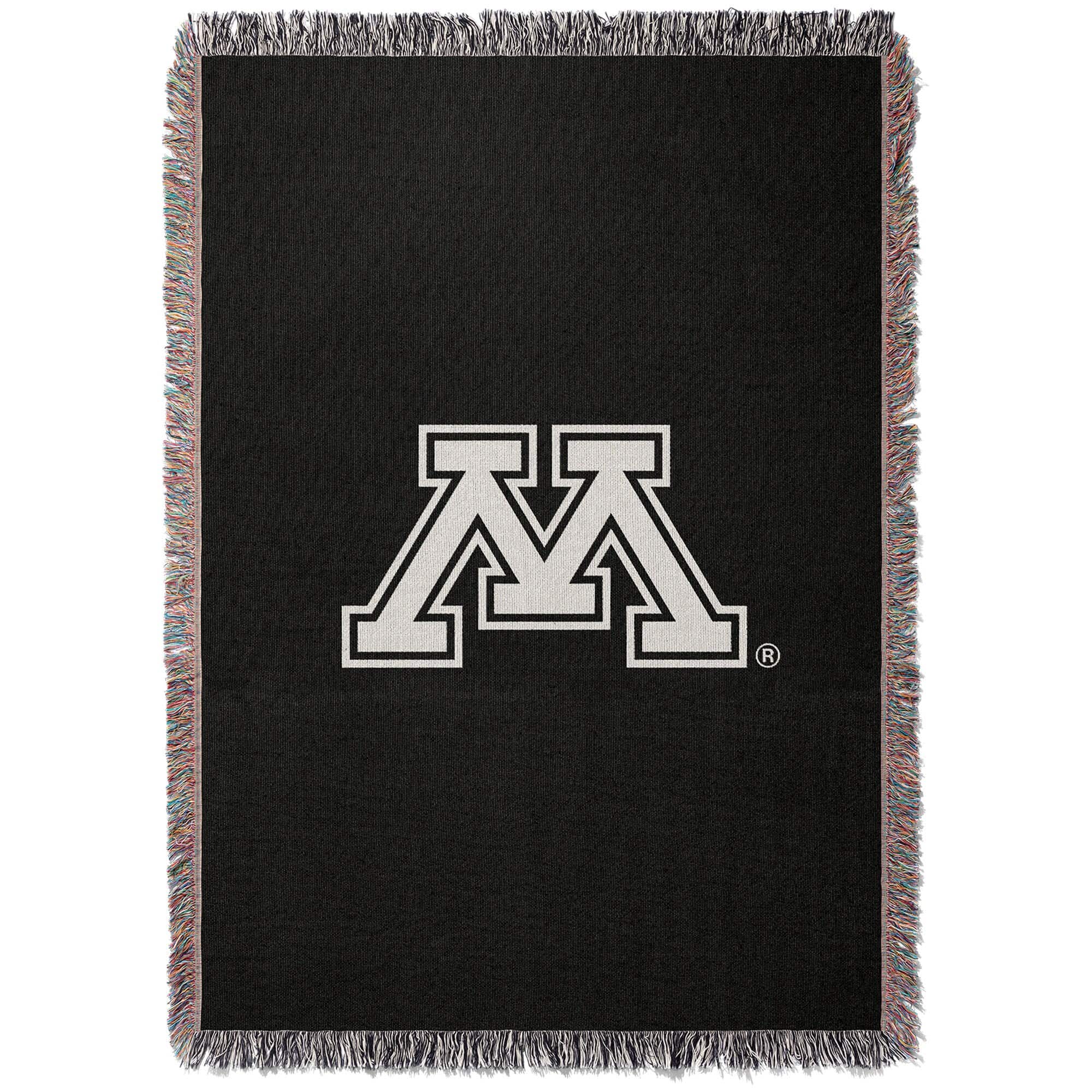 Chad & Jake - Minnesota Golden Gophers Woven Blanket - Black