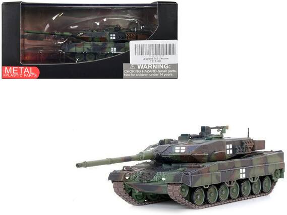 METAL + PLASTIC PARTS
JOR105 105917009 7669
Leopard 2A6 Ukraine 12173PD
WARNING: CHOKING HAZARD - Small parts. Not for children under 14 years.