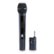 Front. Singing Machine - Wireless Unidirectional Dynamic Microphone - Black.