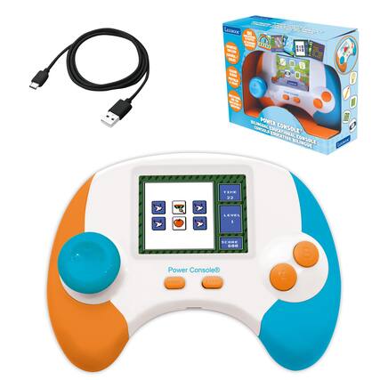 Lecarn CONSOLA TOWER COUCATI CONSOLE EDUCATIVA WA TIONAL LEXIBOOK 100 BILINEUE CONSOLE EDUCATIONAL ACTIVITIES ACTIVIDADES EDUCATIVO 03898g SPANSAI ENGLISH ESPAÑOL INGLÉS / COLOUR SCREEN PANTALLA A COLOR Locionc Prowing ConscleB EDUCATIONAL AND FUN EDUCATION ! DIVERTION BILINGUAL POWER CONSOLE CONSOLA EDUCATIVA CONSOLE LEXIBOOK
TIME 22
LEVEL 1.
SCORE 600
Power Console
RESE!
START