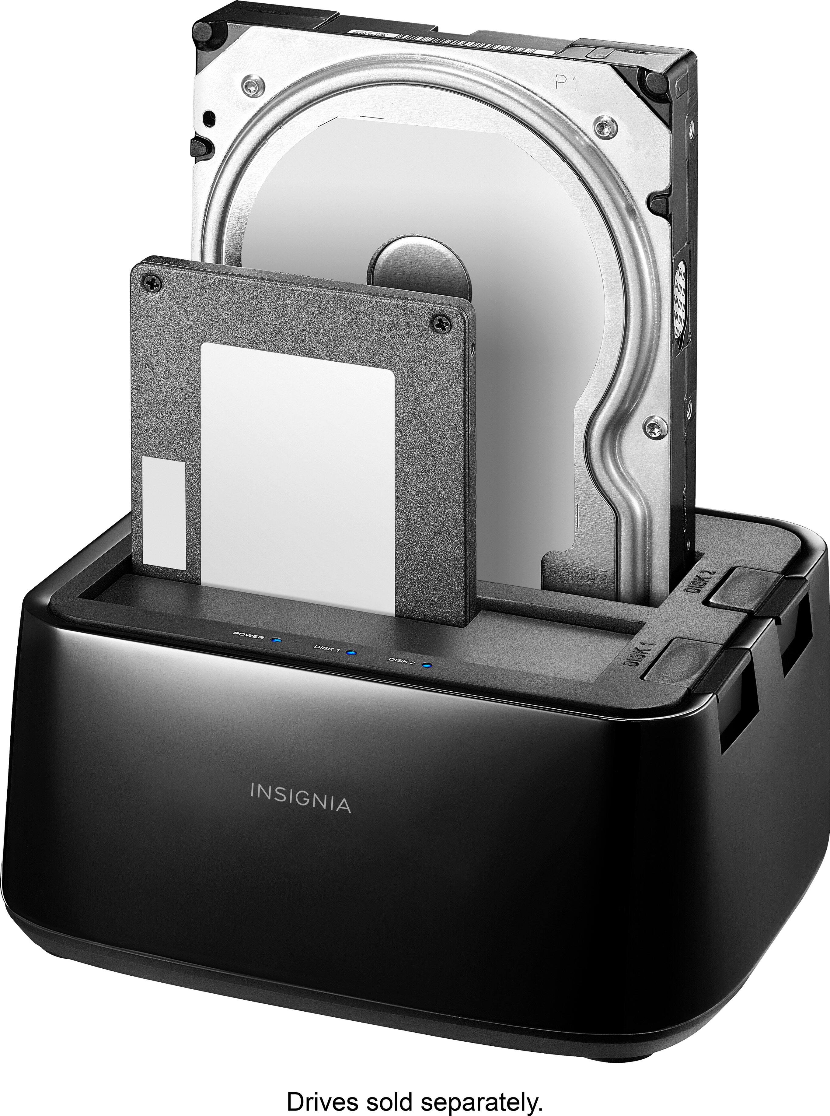 Alt View 11. Insignia™ - 2-Bay HDD docking station.