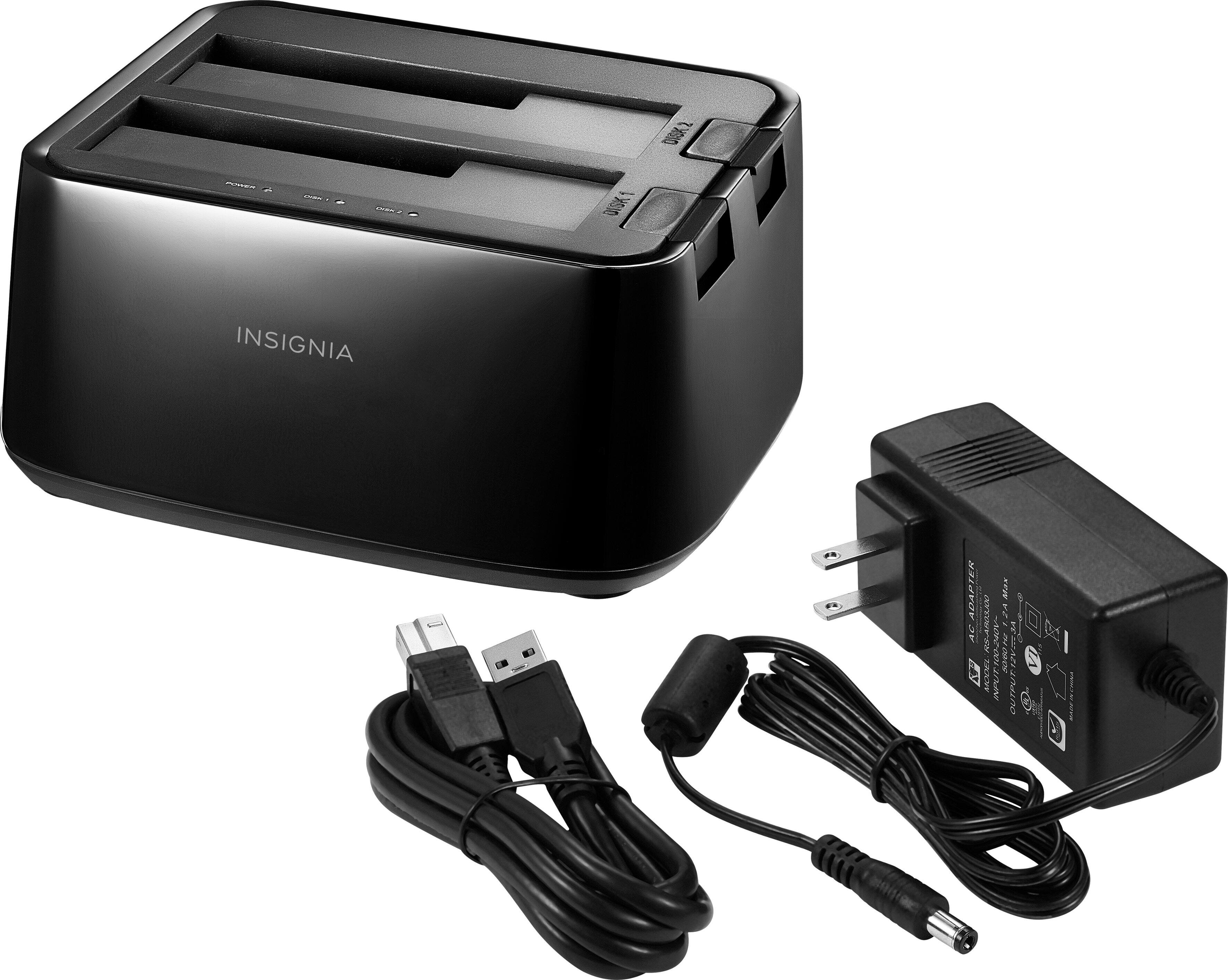 Alt View 12. Insignia™ - 2-Bay HDD docking station.