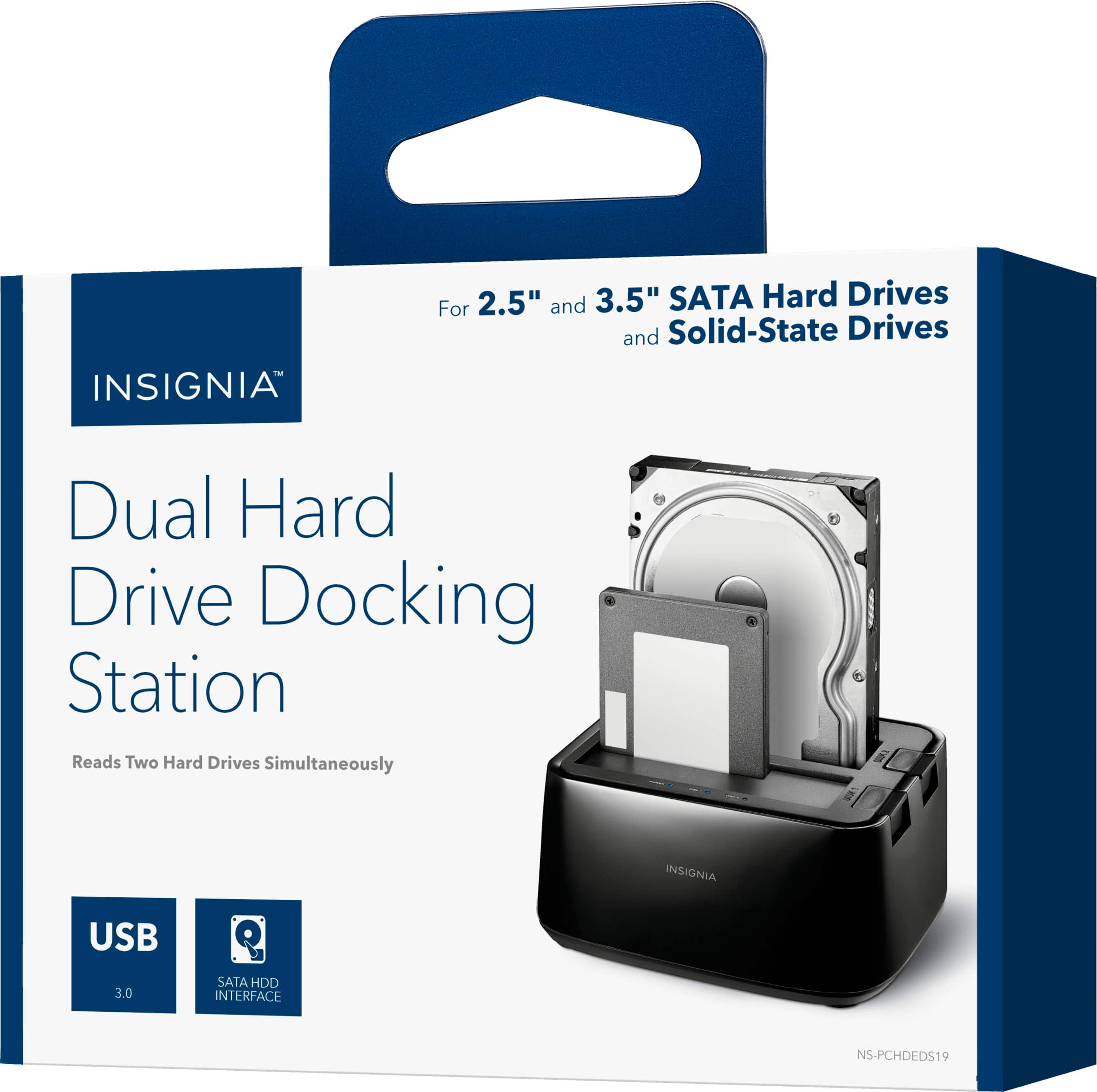 Alt View 14. Insignia™ - 2-Bay HDD docking station.