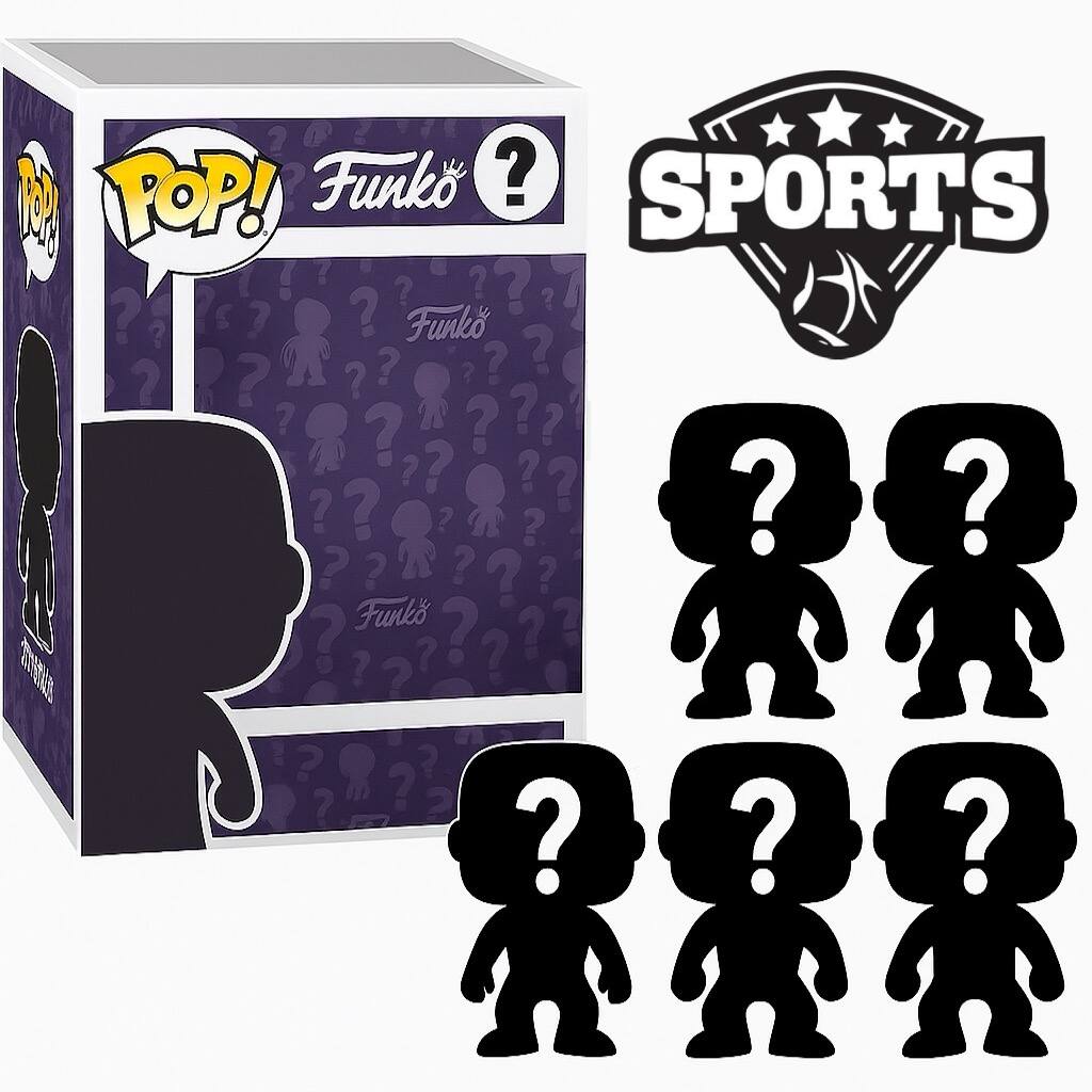 Pack of 5 Surprise Mystery Sport Funko Pop! Randomly Selected - Black price history on PriceWatchPro