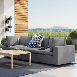 Commix Sunbrella® Outdoor Patio Sofa by Modway - Gray
