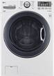 LG - 4.5 Cu. Ft. 10-Cycle High-Efficiency Front-Loading Washer - White - Larger Front