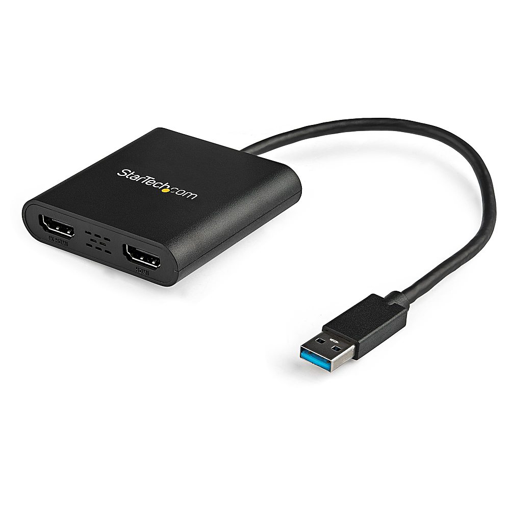 StarTech.com - USB 3.0 to Dual HDMI Adapter - Black