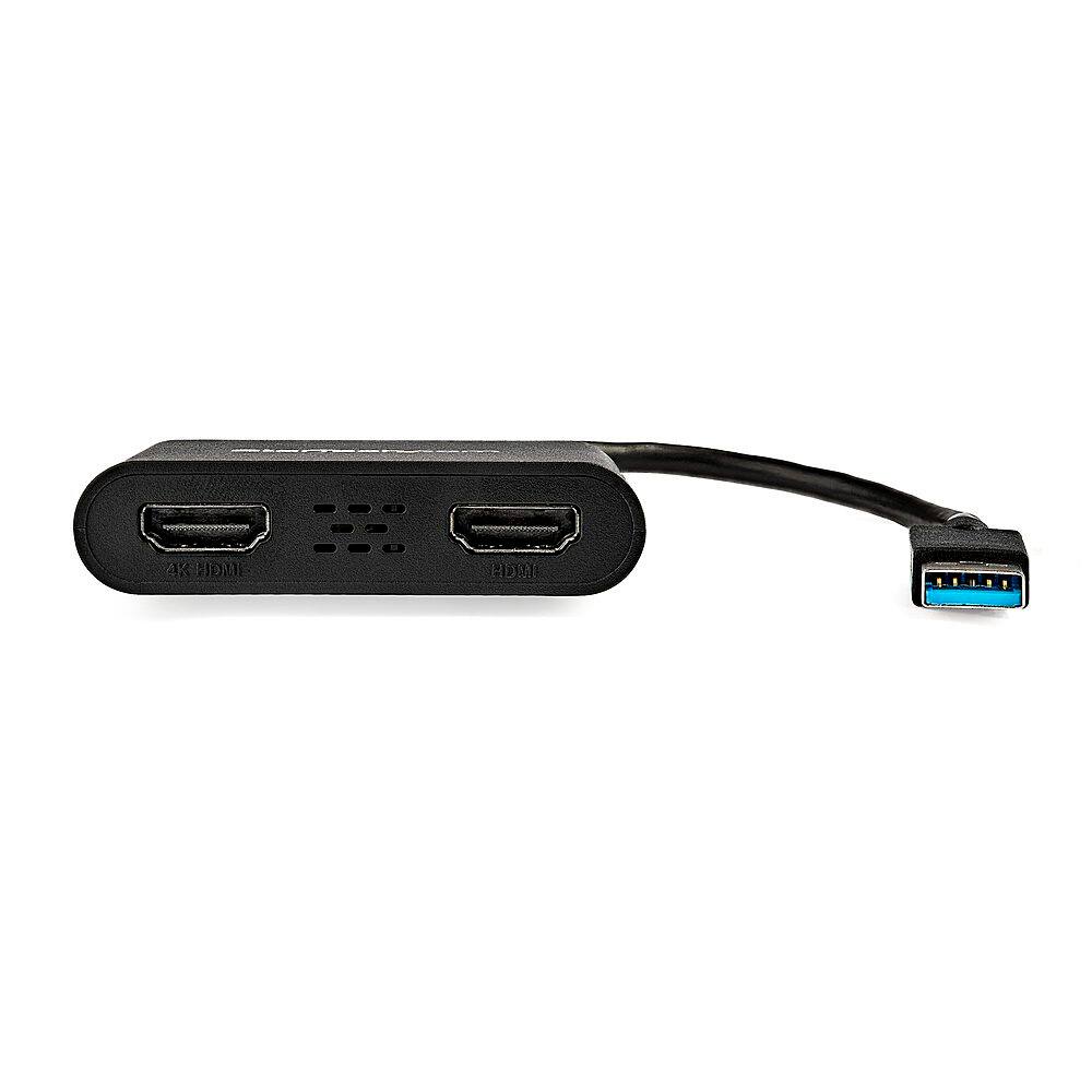 Alt View 13. StarTech.com - USB 3.0 to Dual HDMI Adapter - Black.