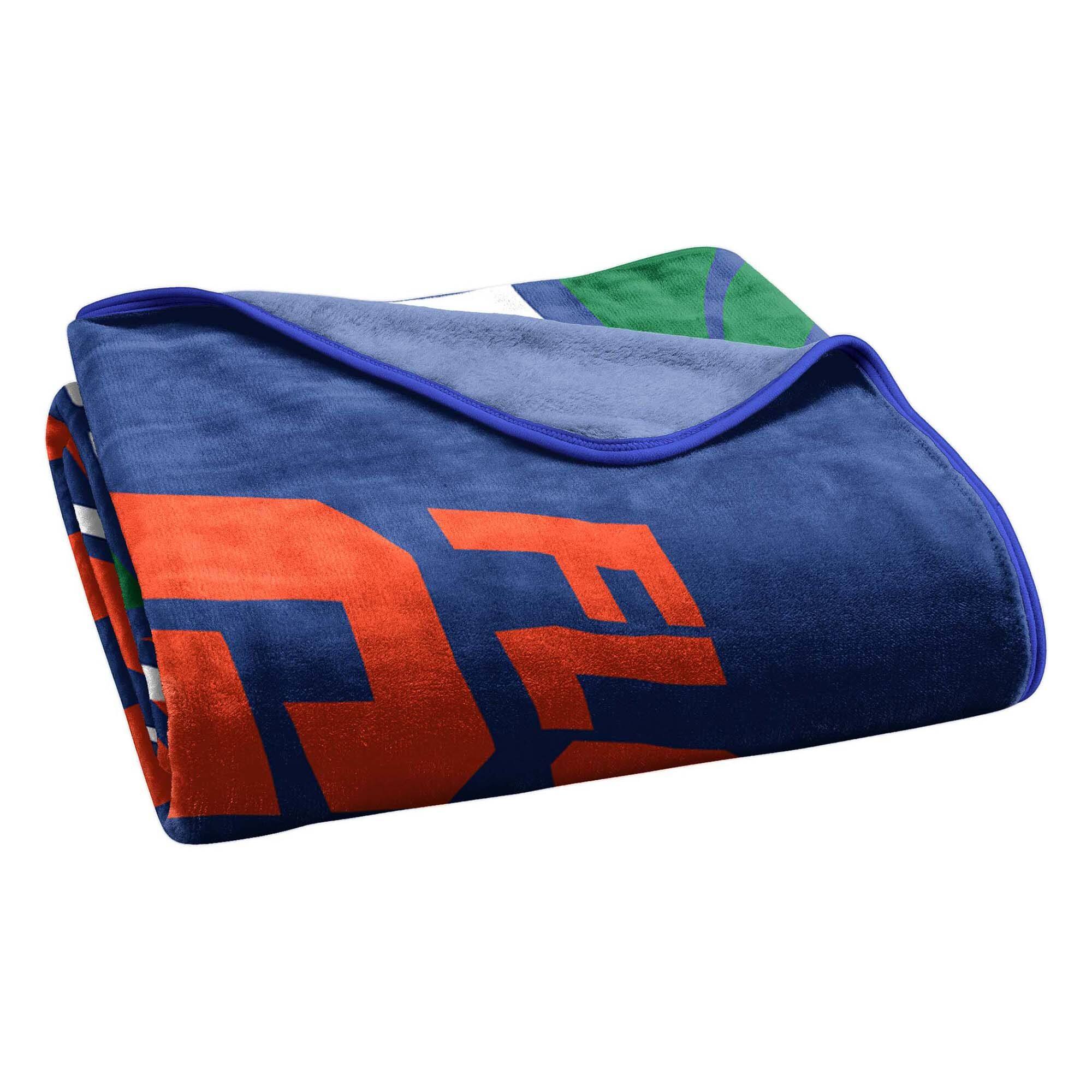 Back. Sweet Home Collection - NCAA Florida Gators 60" x 80" Raschel Throw Blanket - Blue.