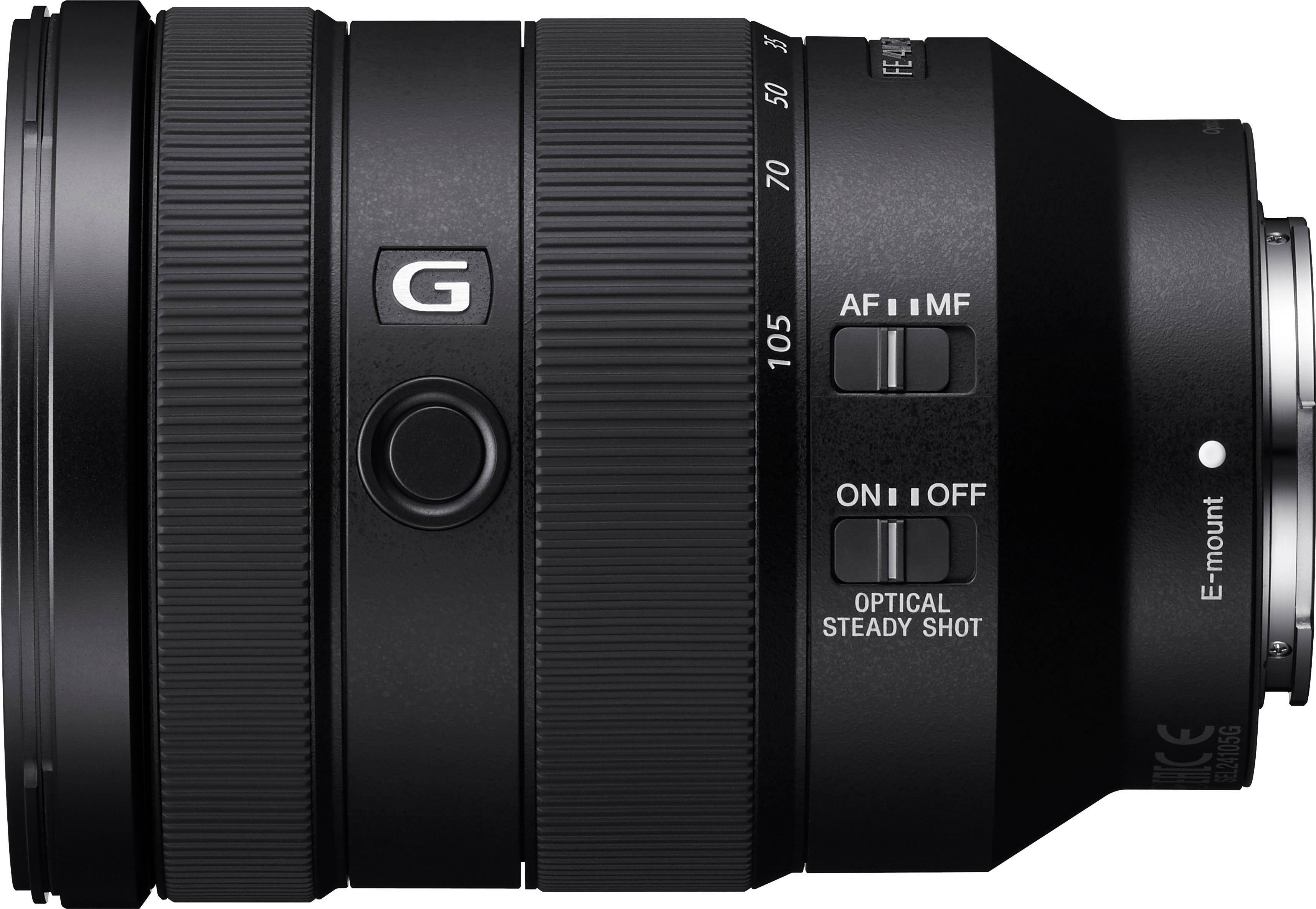 Alt View 11. Sony - FE 24-105mm F4 G OSS Standard Zoom Lens for Sony E-mount Cameras - black.