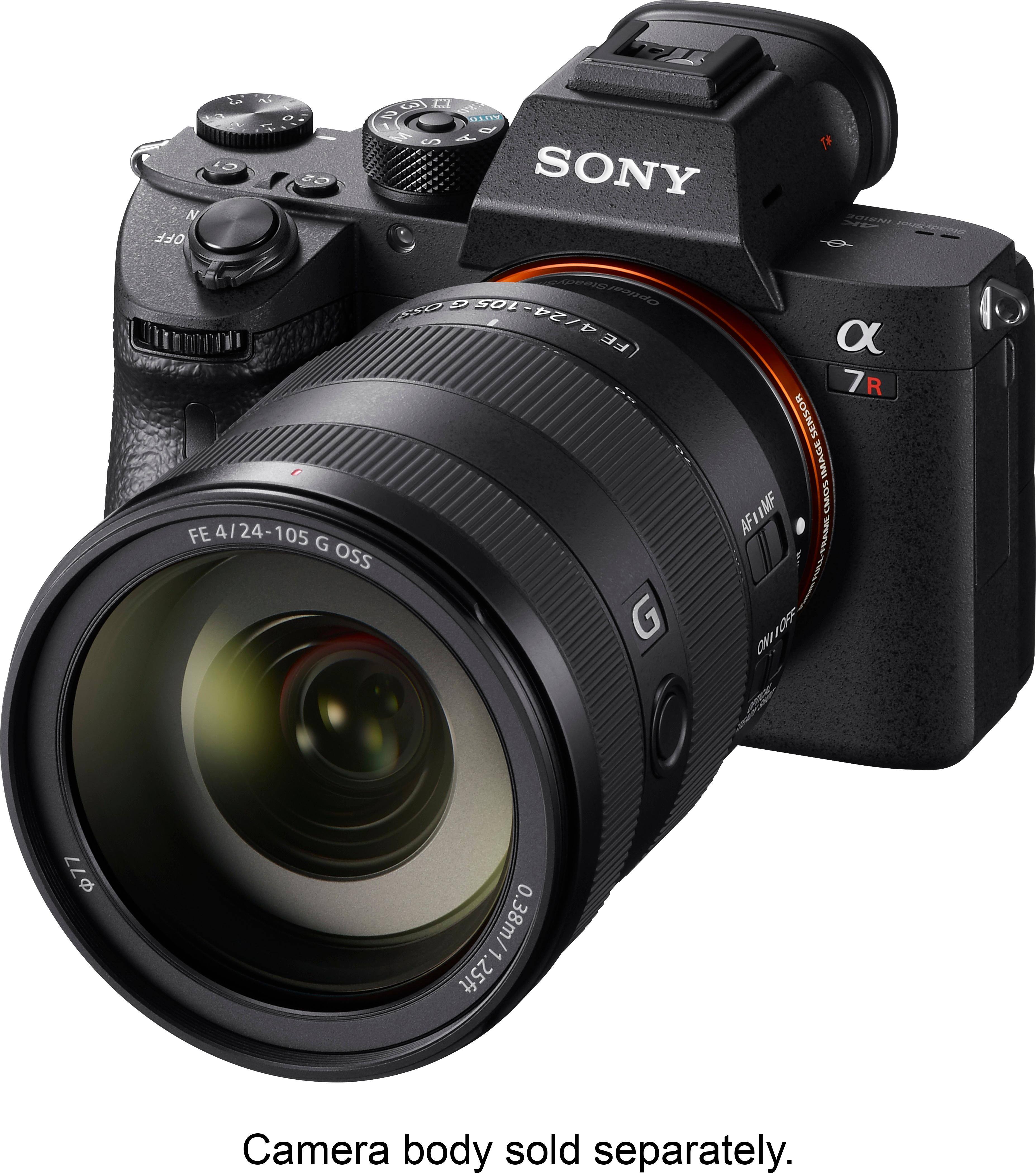 Alt View 13. Sony - FE 24-105mm F4 G OSS Standard Zoom Lens for Sony E-mount Cameras - black.