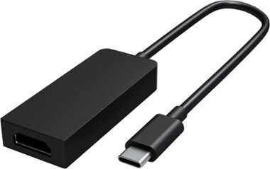 Microsoft - USB-C to HDMI External Video Adapter - Black - Front_Zoom