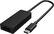 Front. Microsoft - USB-C to HDMI External Video Adapter - Black.