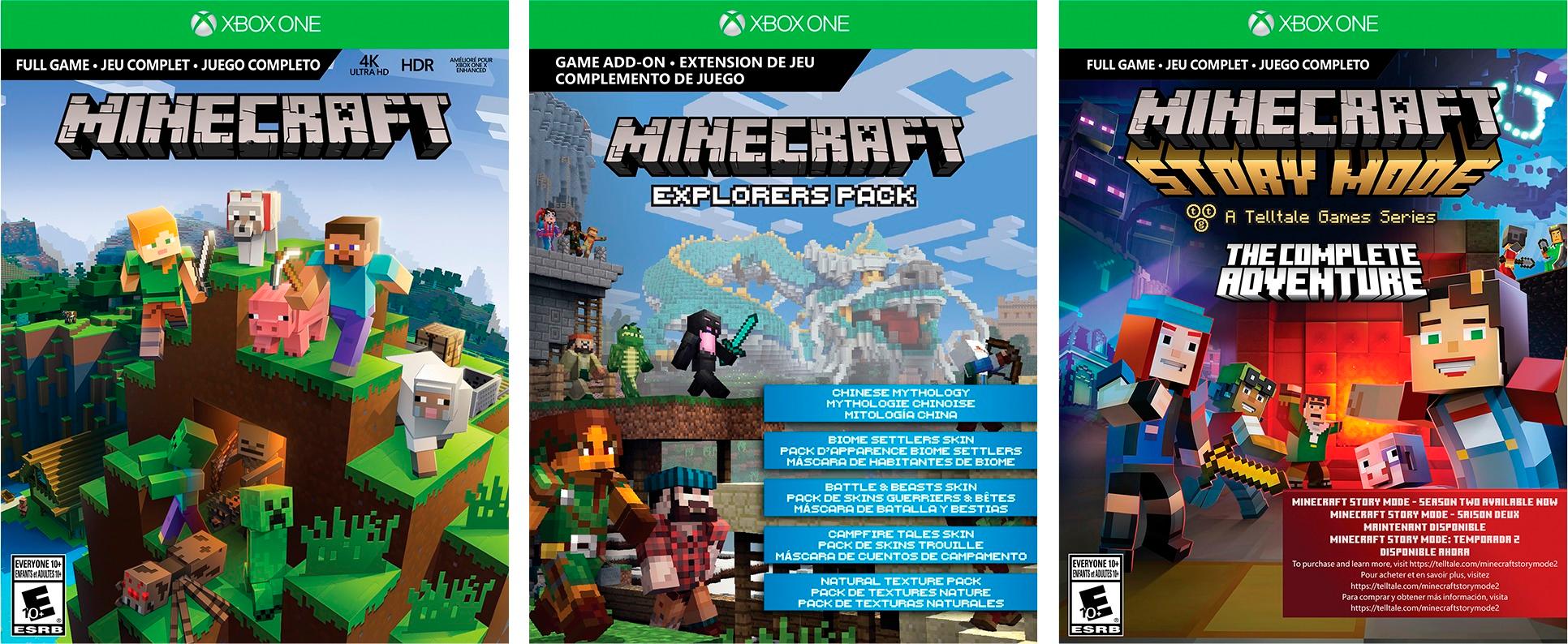 Minecraft: Story Mode The Complete Adventure Standard Edition Xbox One  MCSX1ST2 - Best Buy