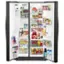 Left. Whirlpool - 20.6 Cu. Ft. Side-by-Side Counter-Depth Refrigerator - Black Stainless Steel.