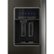 Alt View Zoom 2. Whirlpool - 20.6 Cu. Ft. Side-by-Side Counter-Depth Refrigerator - Black Stainless Steel.