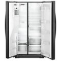 Alt View 1. Whirlpool - 20.6 Cu. Ft. Side-by-Side Counter-Depth Refrigerator - Black.