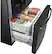 Alt View 15. GE - 27.7 Cu. Ft. French Door Refrigerator - Fingerprint resistant black slate.