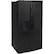 Left. GE - 27.7 Cu. Ft. French Door Refrigerator - Fingerprint resistant black slate.