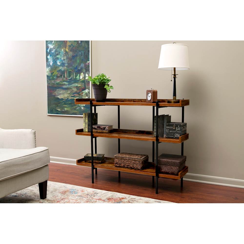 Best Buy: OneSpace 3-Shelf Bookcase Cherry 50-JN173SHLF