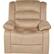 Front. Relaxzen - Rocker Recliner with Massage, Heat and Dual USB - Beige.