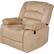 Left. Relaxzen - Rocker Recliner with Massage, Heat and Dual USB - Beige.