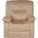 Front. Relaxzen - Rocker Recliner Chair - Beige.