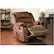 Alt View 15. Relaxzen - Rocker Recliner with Massage, Heat and Dual USB - Brown.
