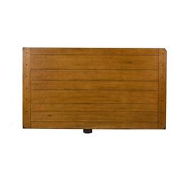 Liberty Furniture Industries - Treasures Rectangular Leg Table - Oak in Rustic Oak - Brown