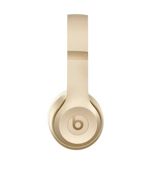 Angle. Beats - Beats Solo 4 Bluetooth Wireless On-Ear Headphones - Metallic Gold - MDHW4LL/A - Gold.