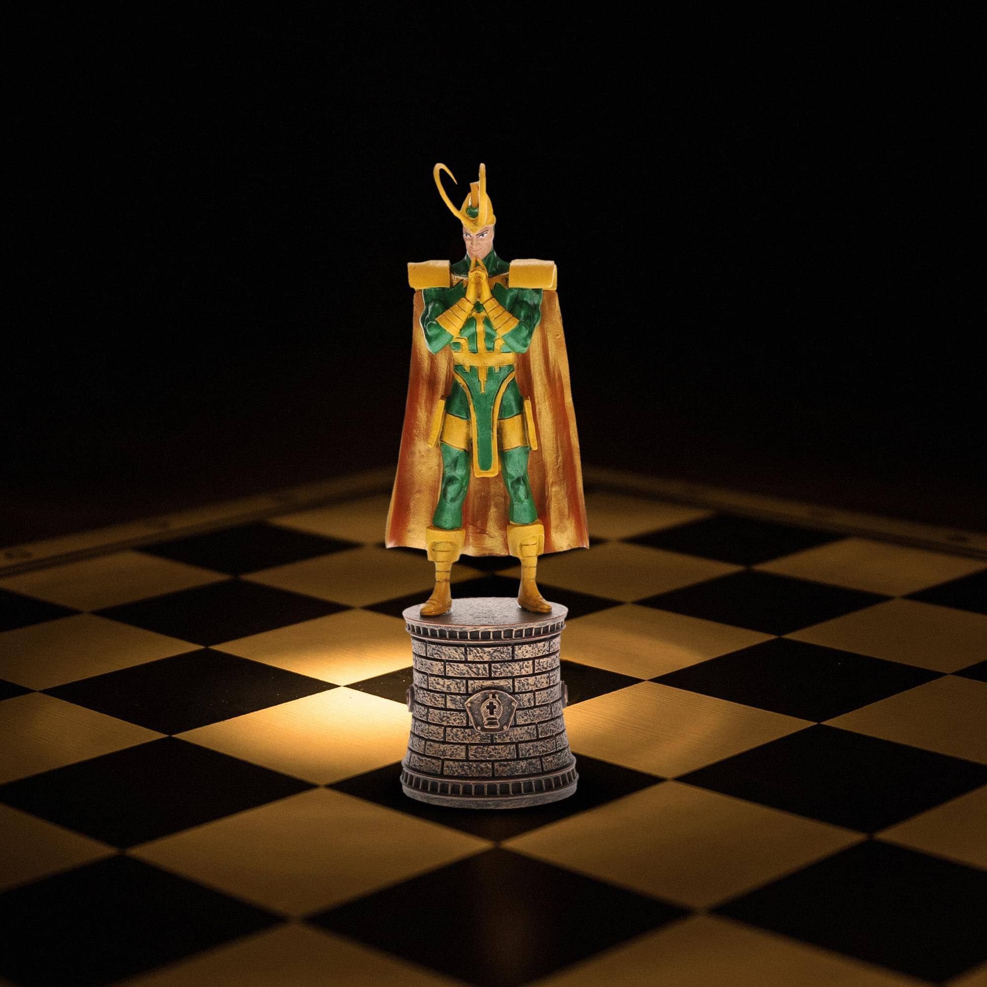 Alt View 5. Marvel - Marvel Chess Collection #4 Loki (Bishop) | Chess Piece Only.