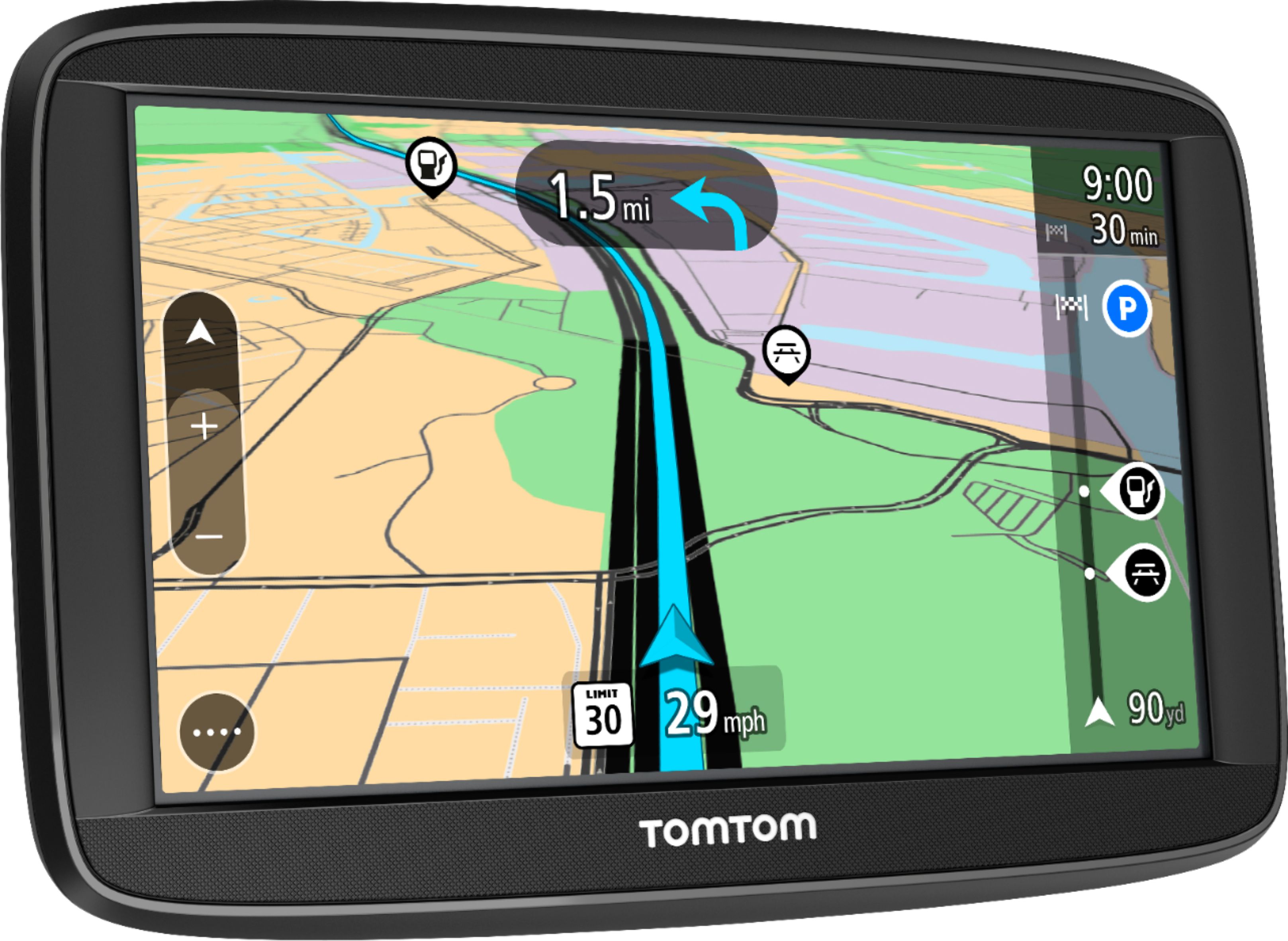 Angle View: TomTom Via 1525M GPS Navigator