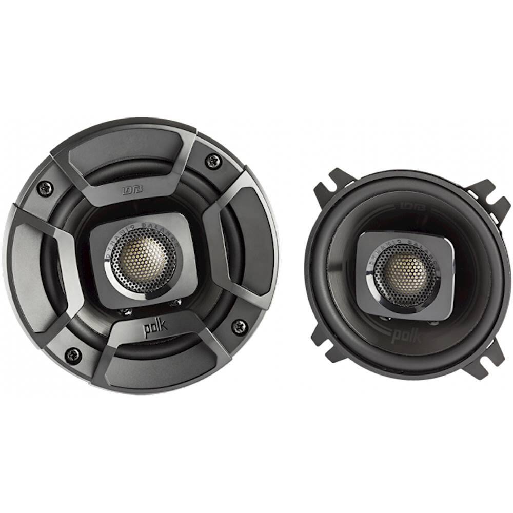 Alt View 12. Polk Audio - DB+ Series 4" 2-Way Coaxial Speakers with Polypropylene UV Tolerant Cones (Pair) - Black.