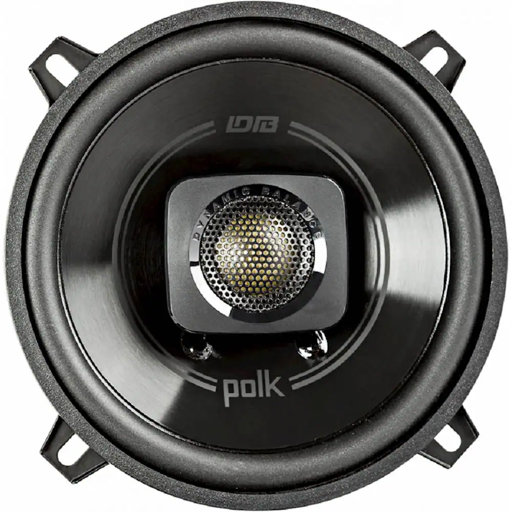 Front. Polk Audio - DB+ Series 5-1/4" 2-Way Coaxial Speakers with Polypropylene UV Tolerant Cones (Pair) - Black.