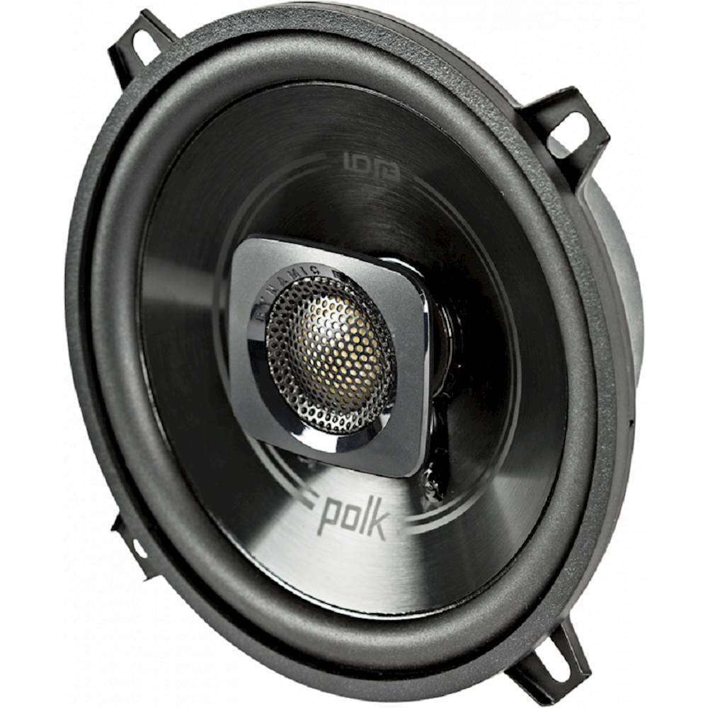 Left. Polk Audio - DB+ Series 5-1/4" 2-Way Coaxial Speakers with Polypropylene UV Tolerant Cones (Pair) - Black.