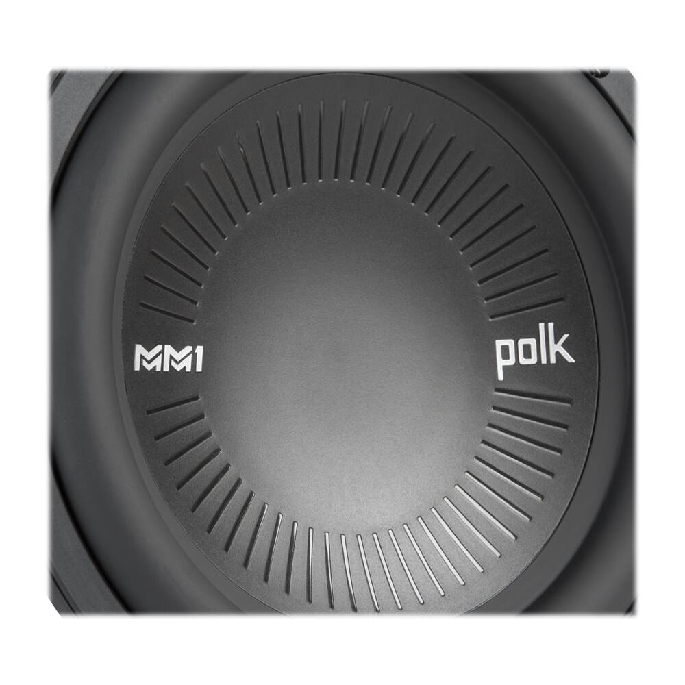 Alt View 11. Polk Audio - MM1 Series 10" Single-Voice-Coil 4-Ohm Subwoofer - Black.