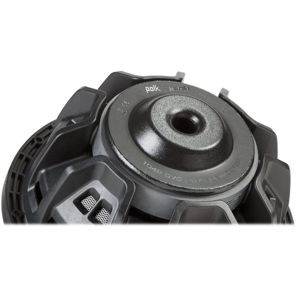 Alt View 12. Polk Audio - MM1 Series 10" Single-Voice-Coil 4-Ohm Subwoofer - Black.