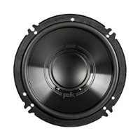 Polk Audio - 6-1/2" 2-Way Marine Speakers with Polypropylene Cones (Pair) - Black - Front_Zoom