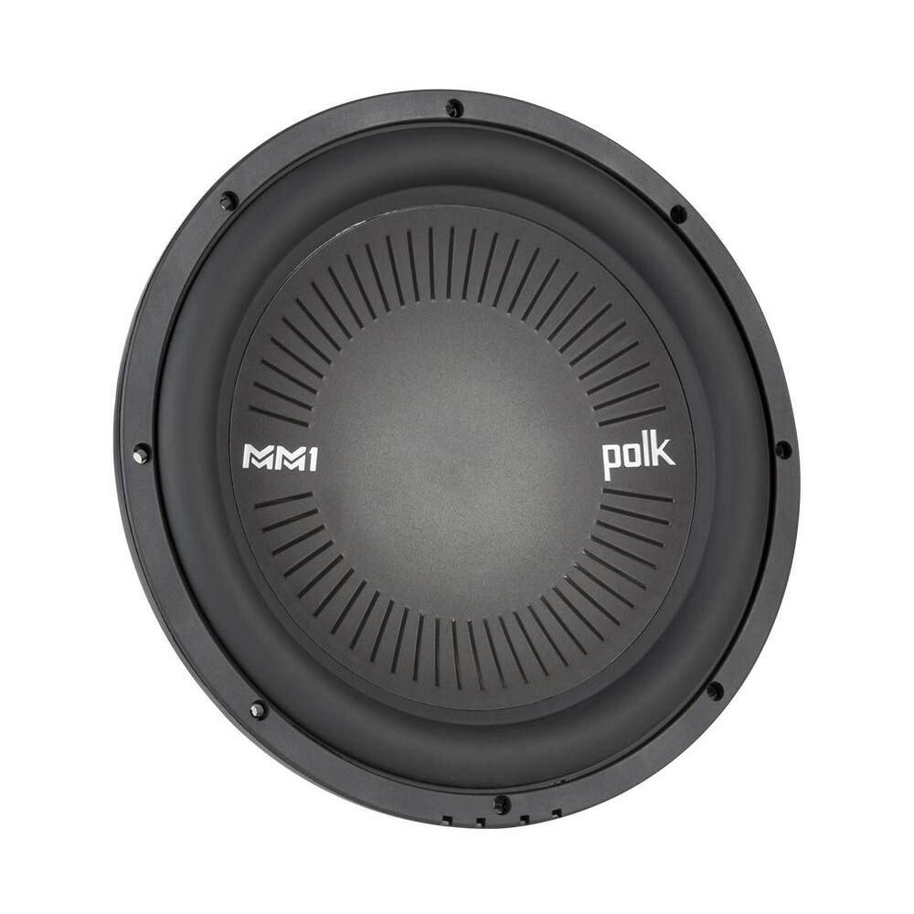 Left. Polk Audio - Single-Voice-Coil Subwoofer - Black.