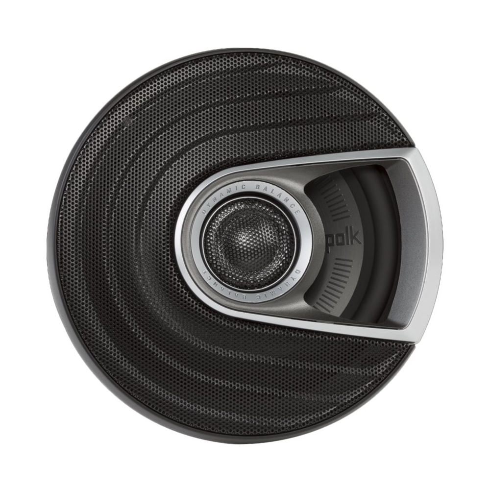 Polk Audio - MM1 Series 6-1/2" 2-Way Car Speakers with Dynamic Balance Cones (Pair) - Black/silver