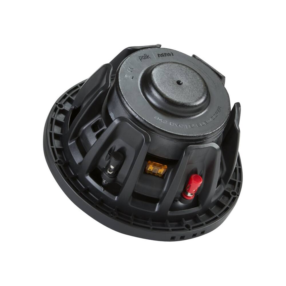 Back. Polk Audio - MM1 Series 8" Dual-Voice-Coil 4-Ohm Subwoofer - Black.