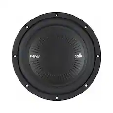 Front. Polk Audio - MM1 Series 8" Dual-Voice-Coil 4-Ohm Subwoofer - Black.