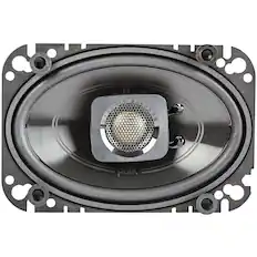 Front. Polk Audio - 4" x 6" 2-Way Marine Speakers with Polypropylene Cones (Pair) - Black.