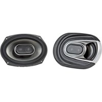 Polk Audio - MM1 Series 6" x 9" 3-Way Car Speakers (Pair) - Black/silver - Front_Zoom