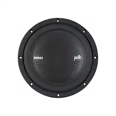 Front. Polk Audio - MM1 Series 8" Single-Voice-Coil 4-Ohm Subwoofer - Black.