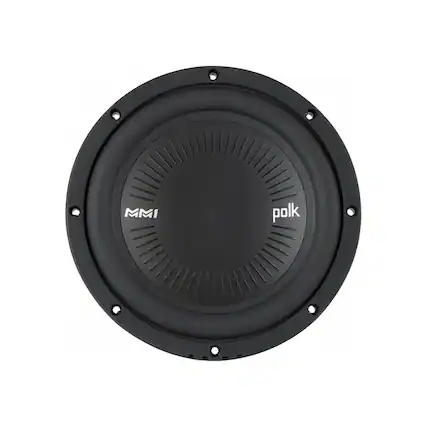Front. Polk Audio - MM1 Series 8" Single-Voice-Coil 4-Ohm Subwoofer - Black.